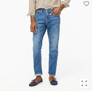 J Crew factory straight fit rigid jeans